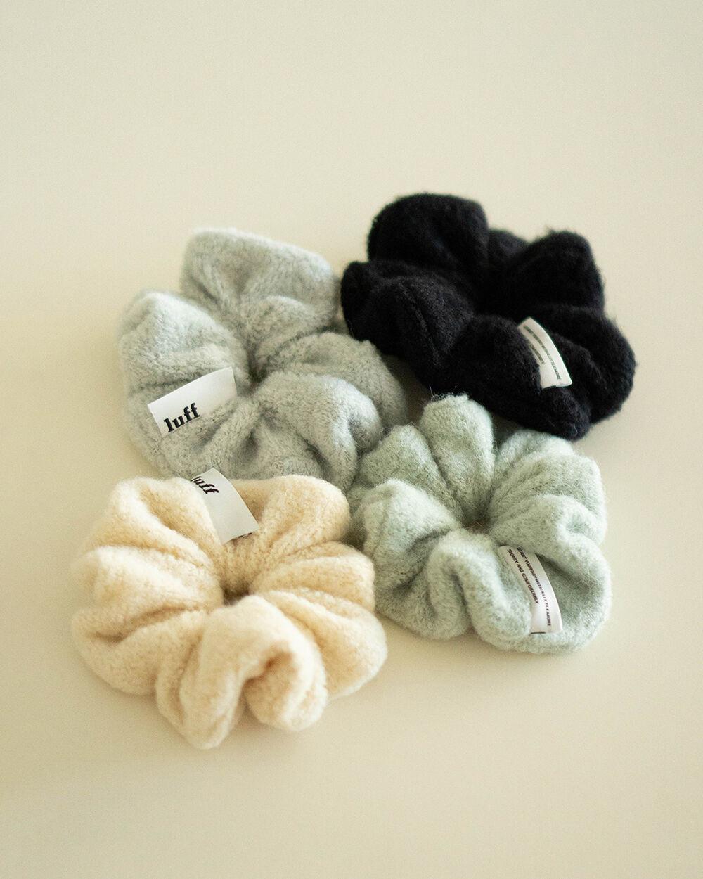 [LUFF] boucle scrunchie (4color) 스크런치