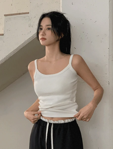[1만장돌파][양면착용/노출X][made] 에브리데이 크리미 스판 투웨이 나시 (봄/간절기/데일리/민소매/슬리브리스/이너/여름/한여름/라운드넥/일자넥/가을/겨울/이너나시)
