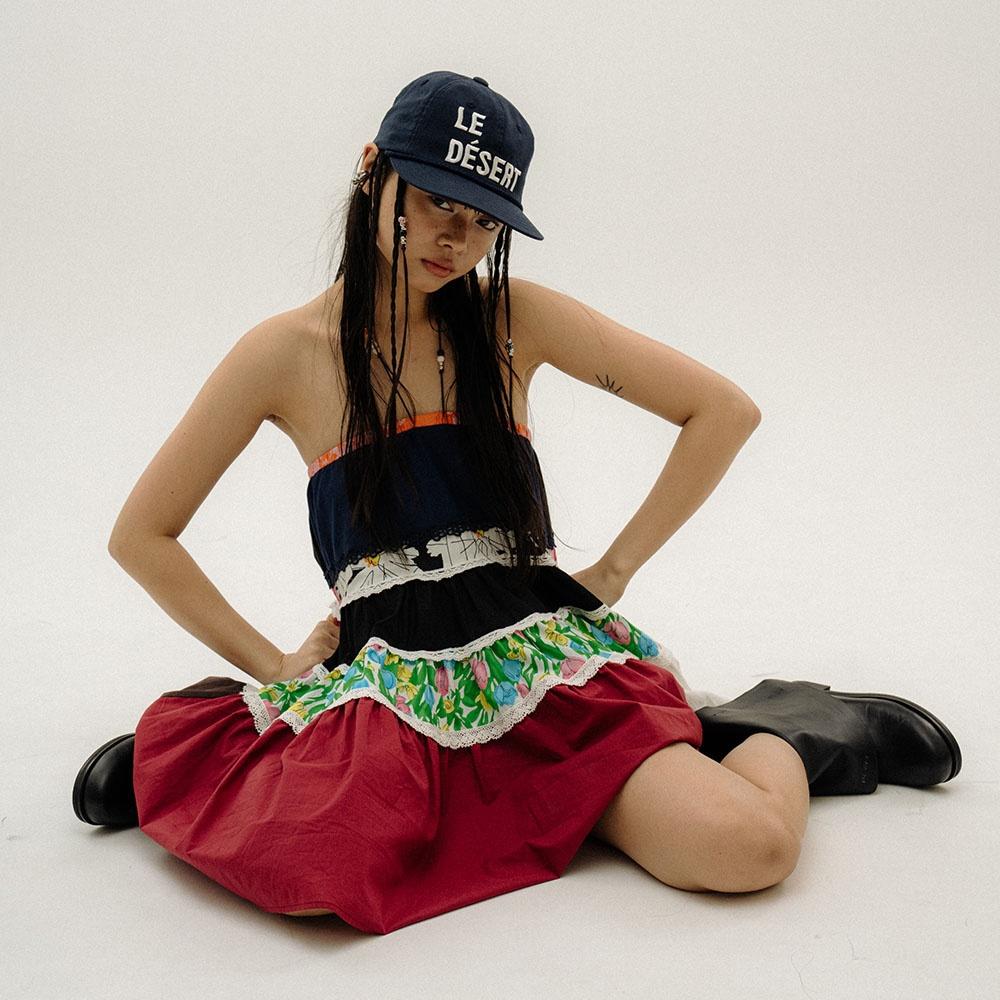 PATCHWORK TWO-WAY DRESS