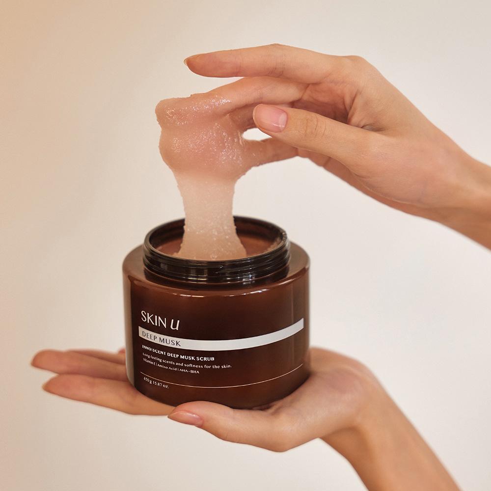 [12%할인]"매끈결바디스크럽" 스킨유 스크럽 450G(4종 택1)+솝바 증정