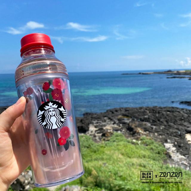 스타벅스 21 제주 동백 레나 워터보틀 473ml 제주도 스타벅스 한정판 MD