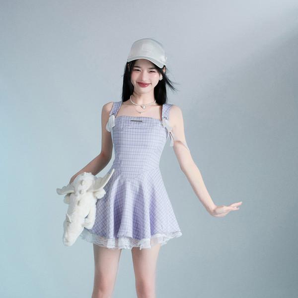 Lilac Sunset Sling One-piece (당일발송)
