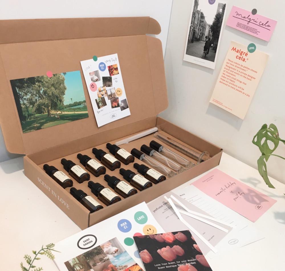 세인트 나만의 향수 만들기 조향키트 공방DIY세트 시그니쳐 섬유향수