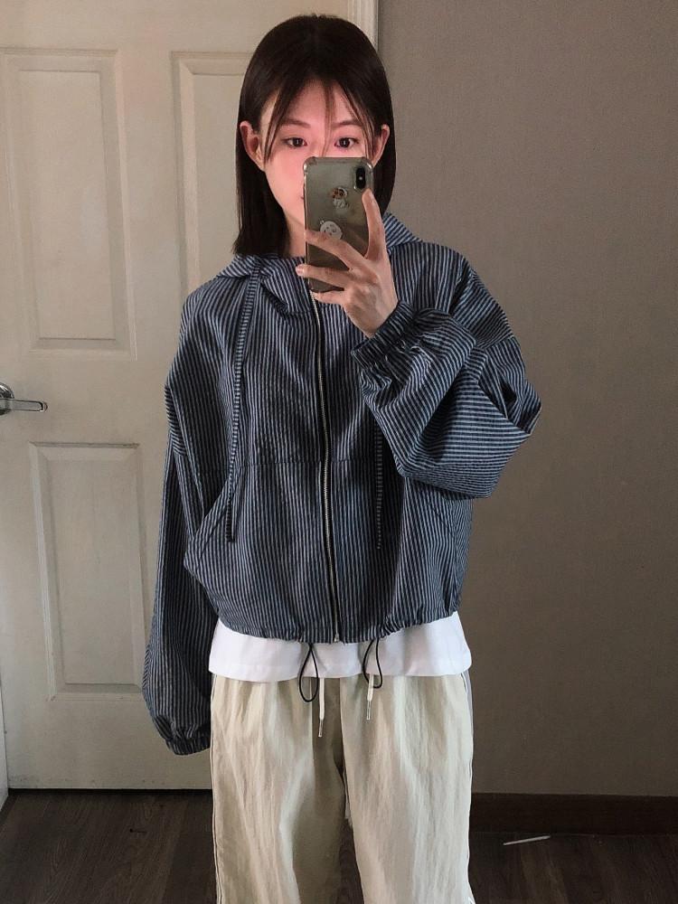 씨어 숏 코튼 점퍼 (2colors)