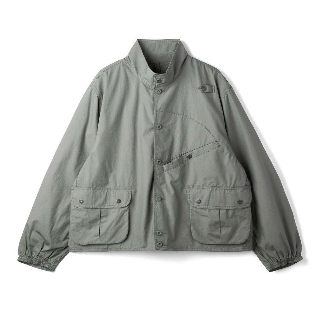 OW02 Fishing Jacket Tech Cotton Green