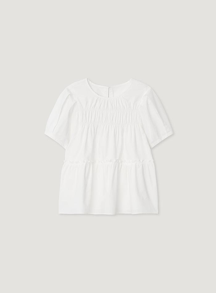 CHELLO COTTON BLOUSE_IVORY