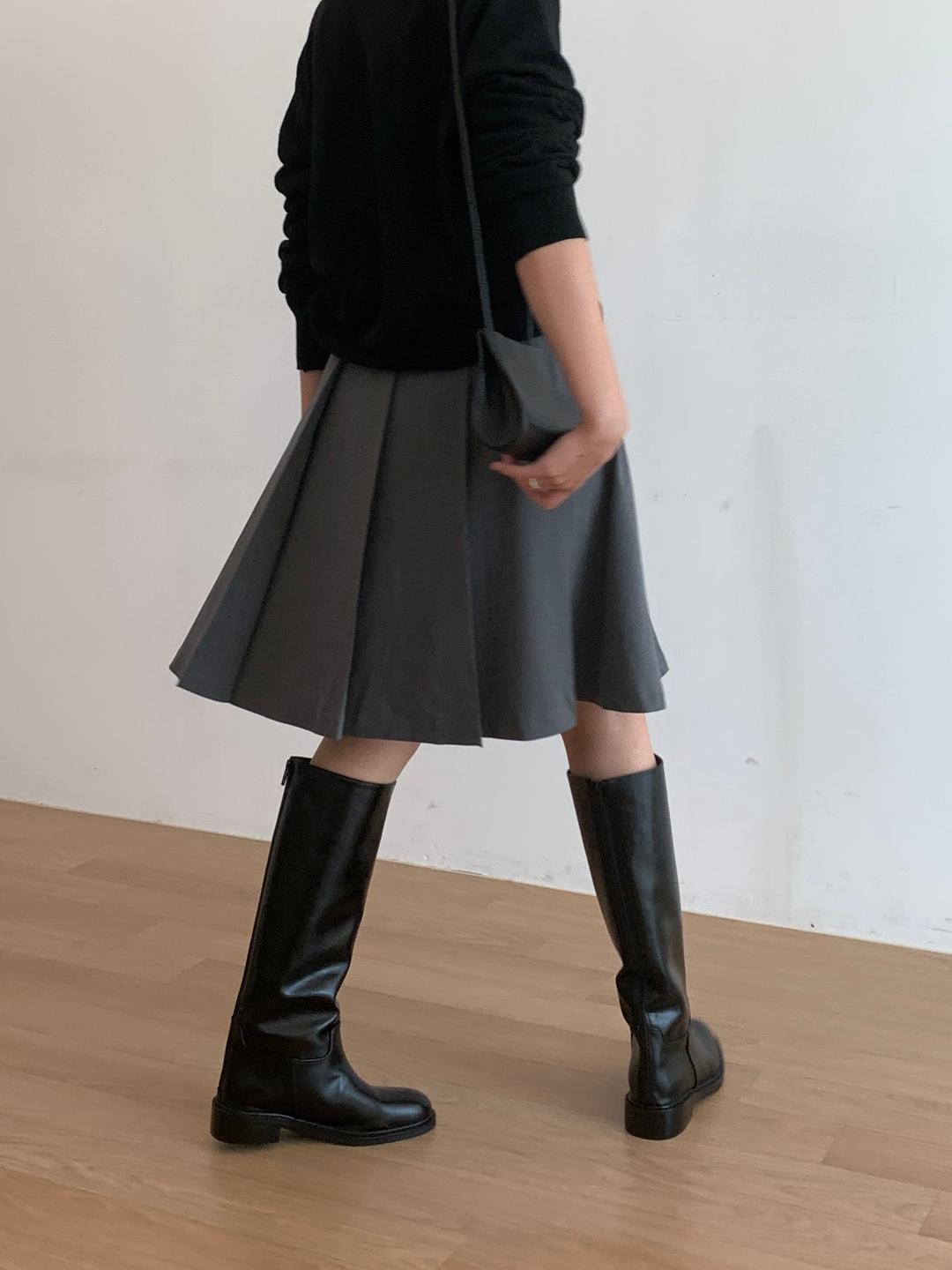 Pleats skirt (3color)