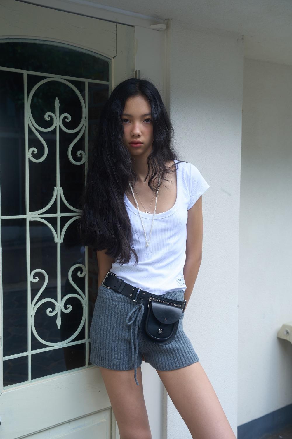 Sweet Dream Knit Shorts / Gray