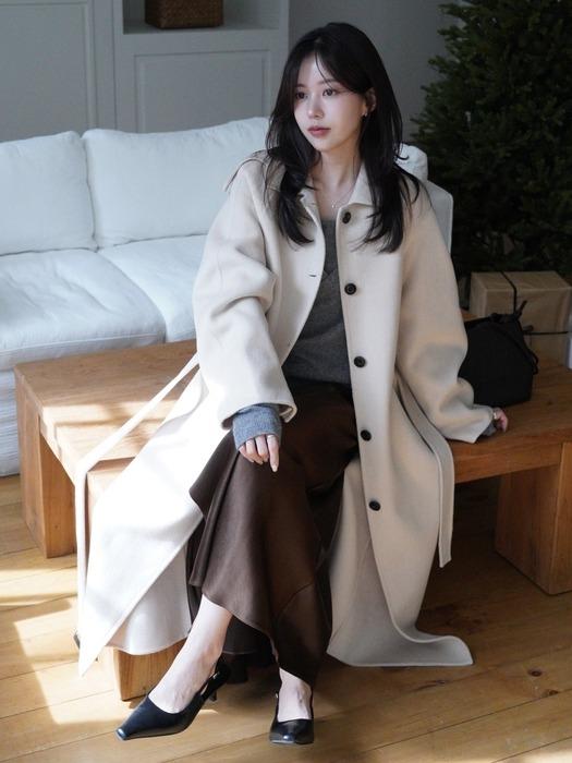 [Premium] Cashmere Balmacaan Handmade Coat_3color