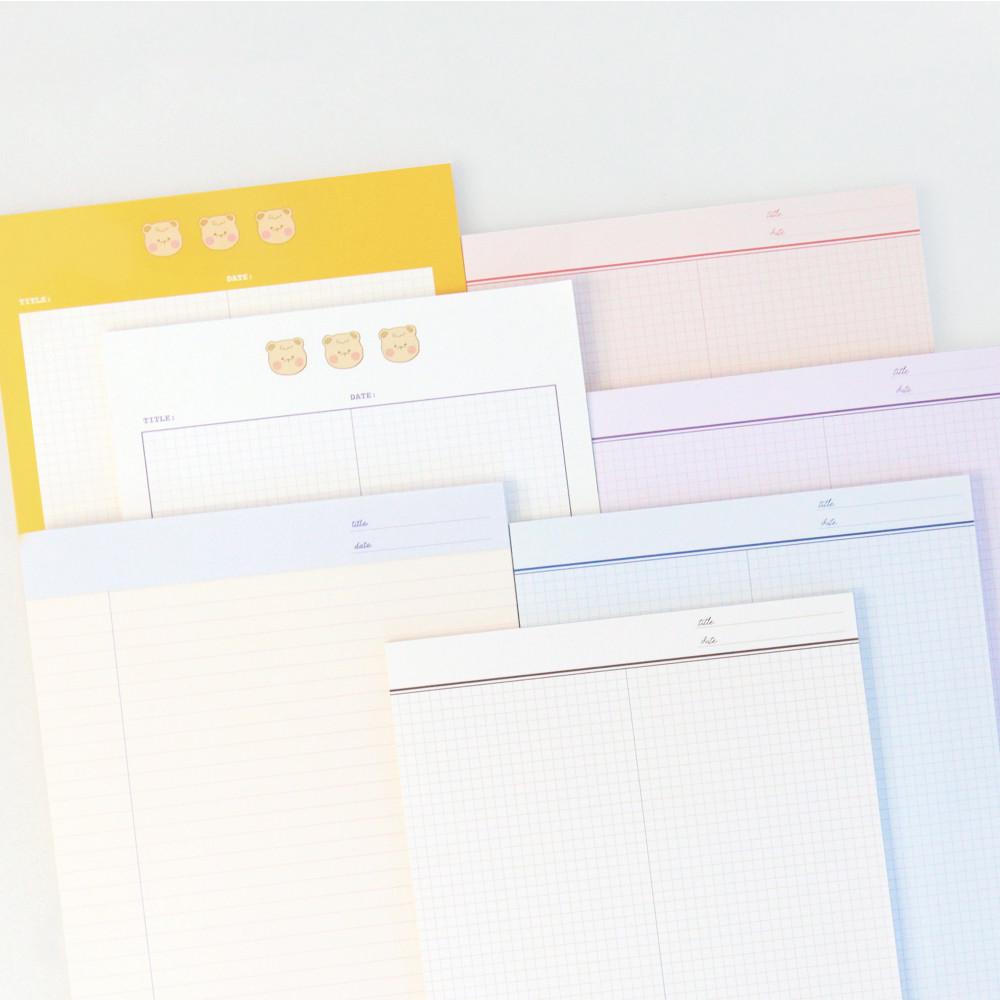 [B5떡메] 마넷 노트패드 ver.7