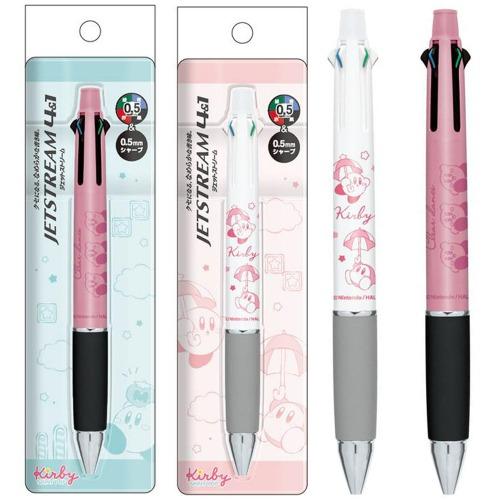 uni JETSTREAM 별의커비 캐릭터 제트스트림 4&1 샤프(0.5mm)+볼펜(0.5mm) 멀티펜 커비 와도루디