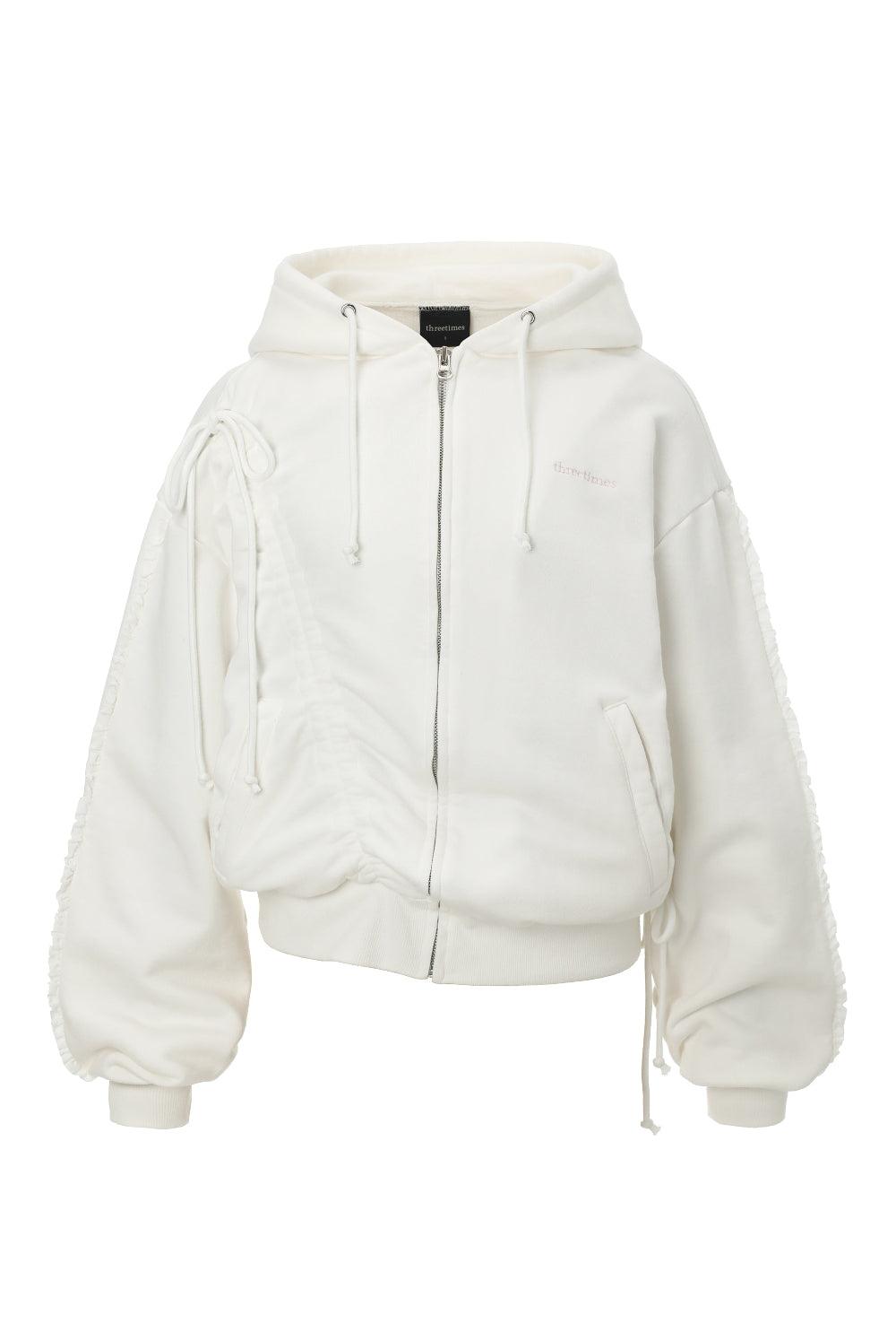 Whisper zip-up hoodie