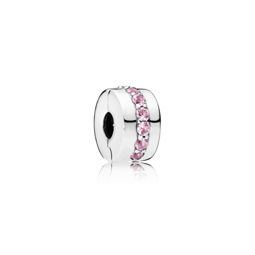 핑크 샤이닝 패스 클립