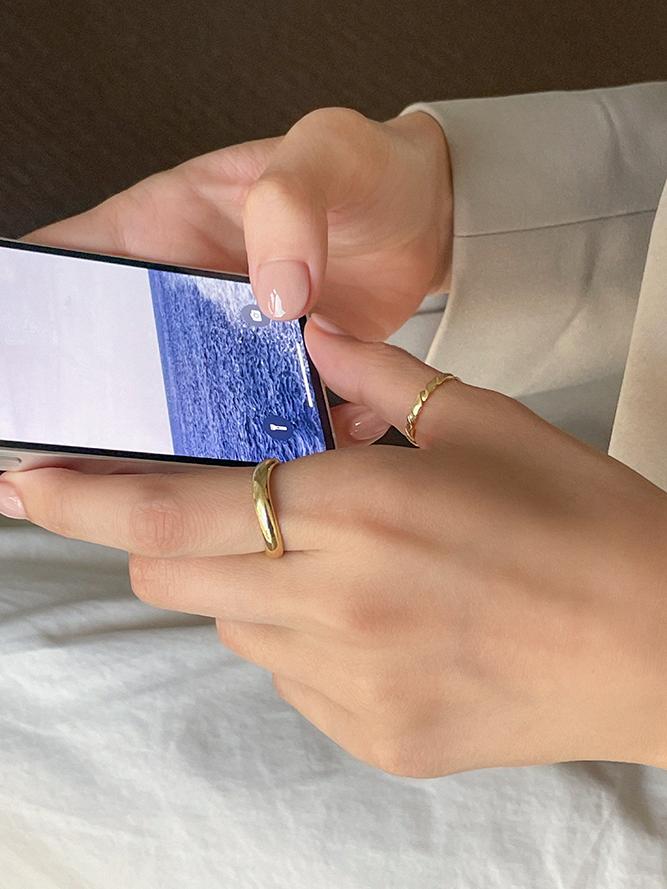 (925) Flow Ring (2colors)