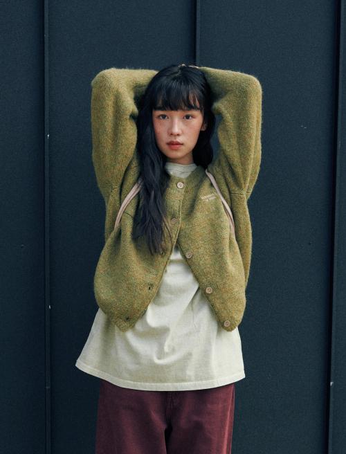 플랫웨이브 인 서울(FLATWAVE IN SEOUL)  Ebbe Mild Wool Cardigan Khaki - 사이즈 & 후기 | 무신사