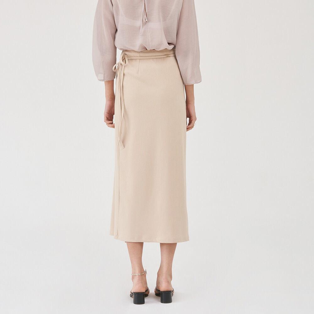 WRAP SKIRT - BEIGE