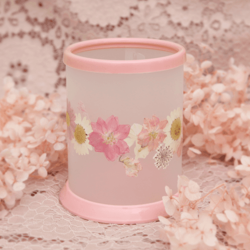 분홍빛 꽃소녀를 닮은 압화꽂이 (연필꽂이, 다용도꽂이)