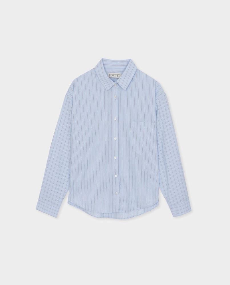 핑크 당일 / forest 포레스트 밀키 셔츠 코튼 긴팔 카라 남방 (4col)