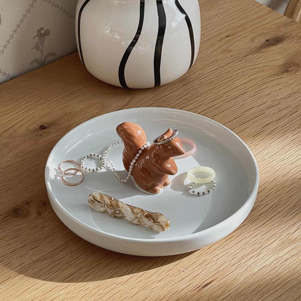 오룸 포레 오브제 도자기 트레이 악세사리 다용도 보관