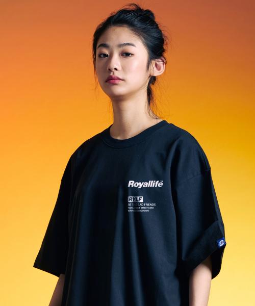 RL401 RYLF 박스 로고 반팔 - 블랙