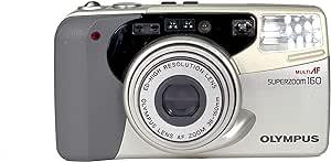 Olympus Superzoom 160 QD Silver Kit 35mm Film Camera, Auto Focus, Zoom Lens, High-Resolution