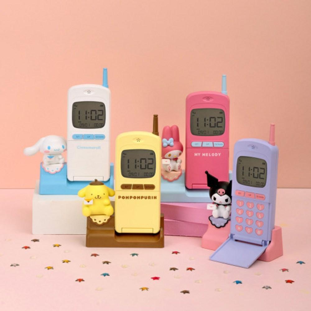 로이체 산리오캐릭터즈 LED 무드등 레트로 알람 디지털 탁상시계 - 탁상시계 | 쿠팡