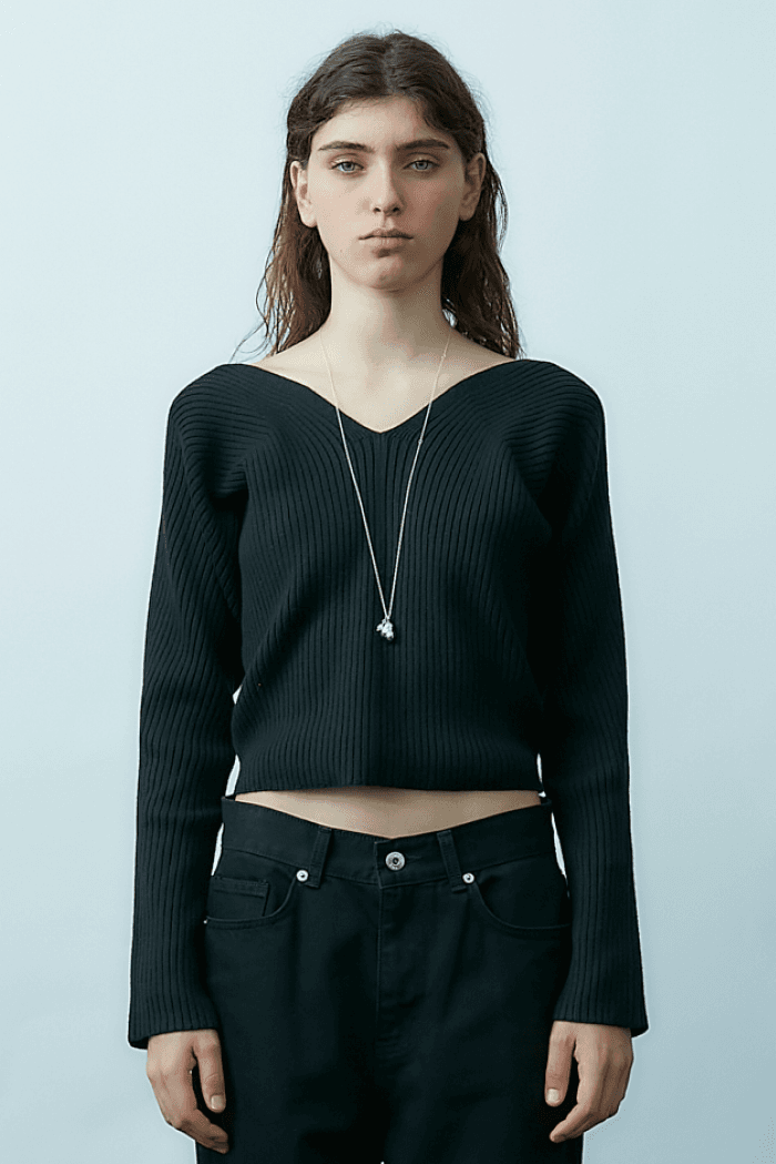 Dolman Knit Top - Black