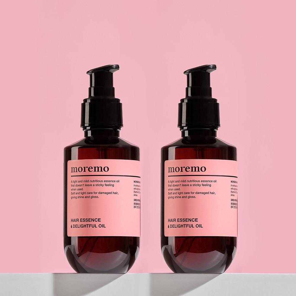 [1+1] 모레모 헤어 에센스 딜라이트풀 오일 150ml 고영양 산뜻한 끈적임없는 데일리