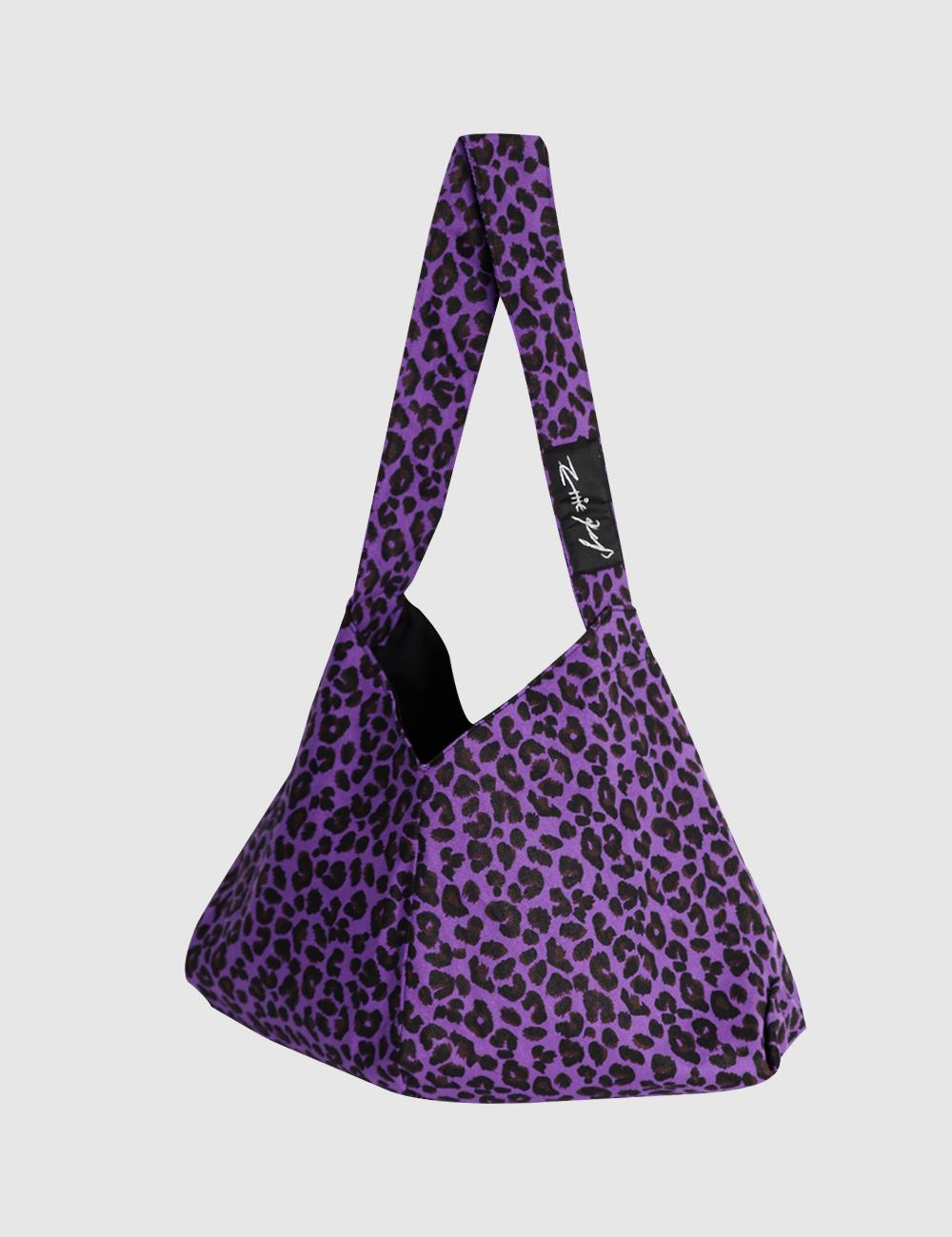 퍼플 번들 레오파드 에코백[ESMB2103]