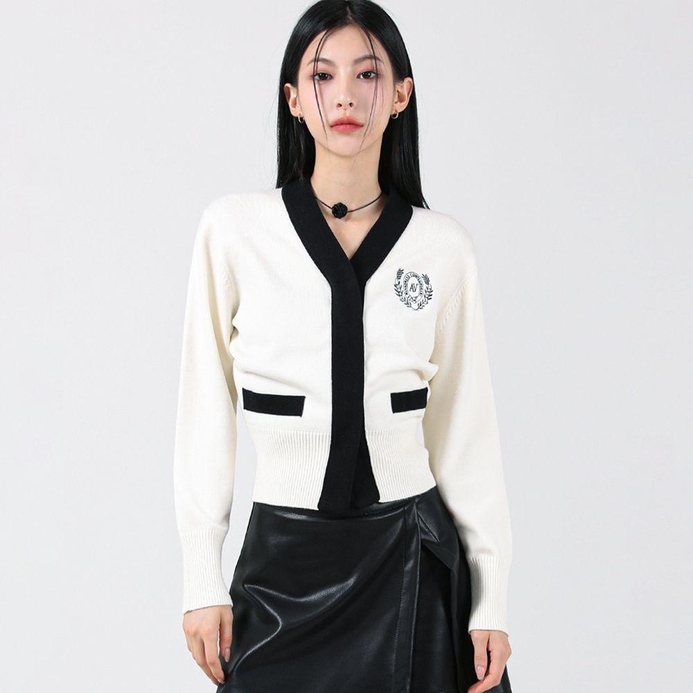 Savel Hidden Button Cardigan - 2COL