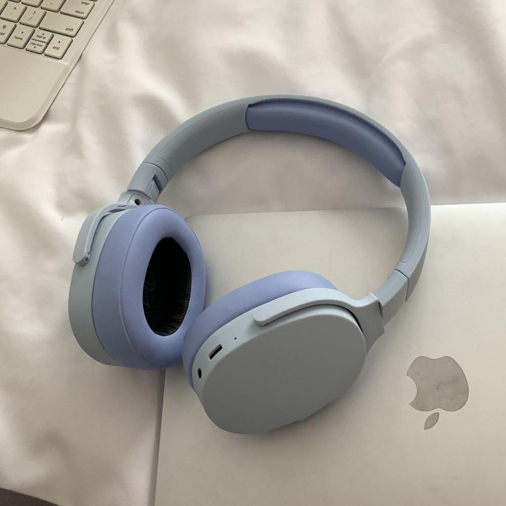 파스텔톤 블루투스 헤드셋 무선 헤드폰 노이즈 조정 게이밍 음악 : 갓수