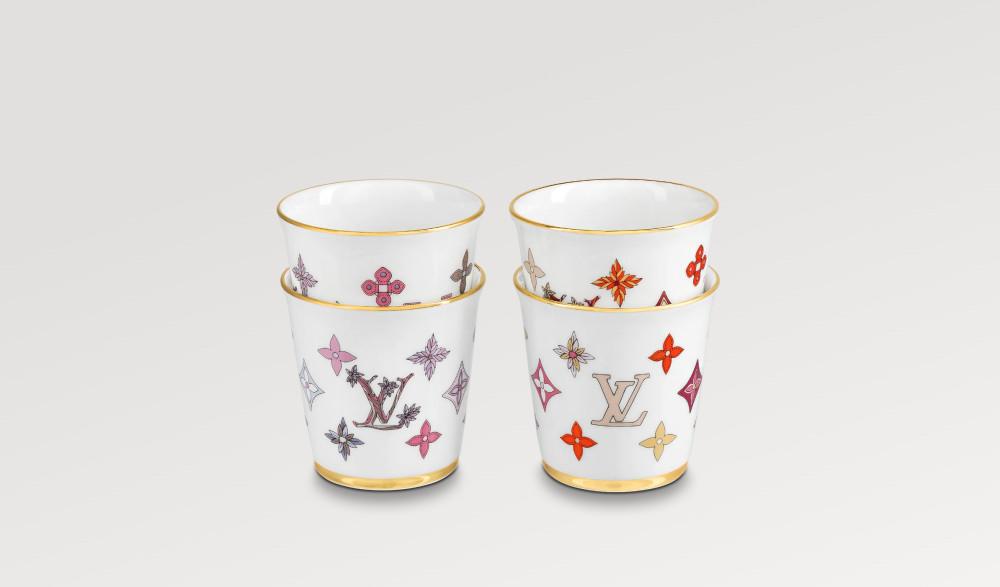 루이 비통 모노그램 컵 세트 4P Louis Vuitton Cup set