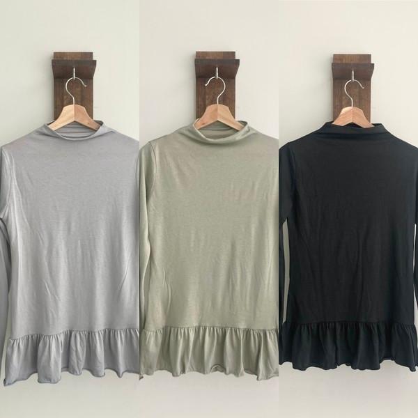 머프 프릴 티셔츠 ( muf frill t-shirts )