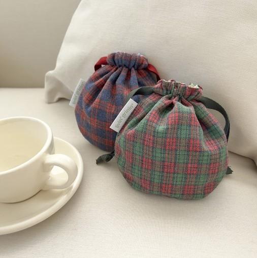 [리빈그리닌] Mini bell pouch 미니벨 파우치 2종