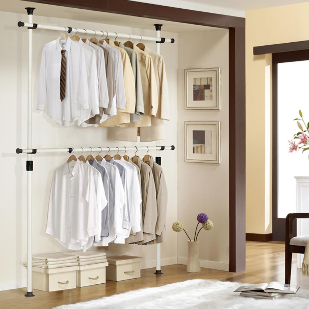 국민행거 왕자행거 2단조절 행거 38mm 굵은봉 튼튼 45년 국내산 자취 원룸 546