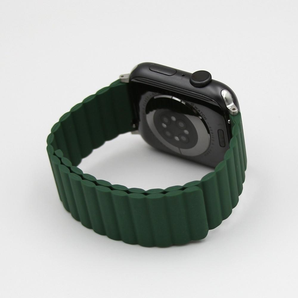 애플워치 스트랩 줄질 줄 시계줄 7 SE 6 밴드 실리콘 마그네틱