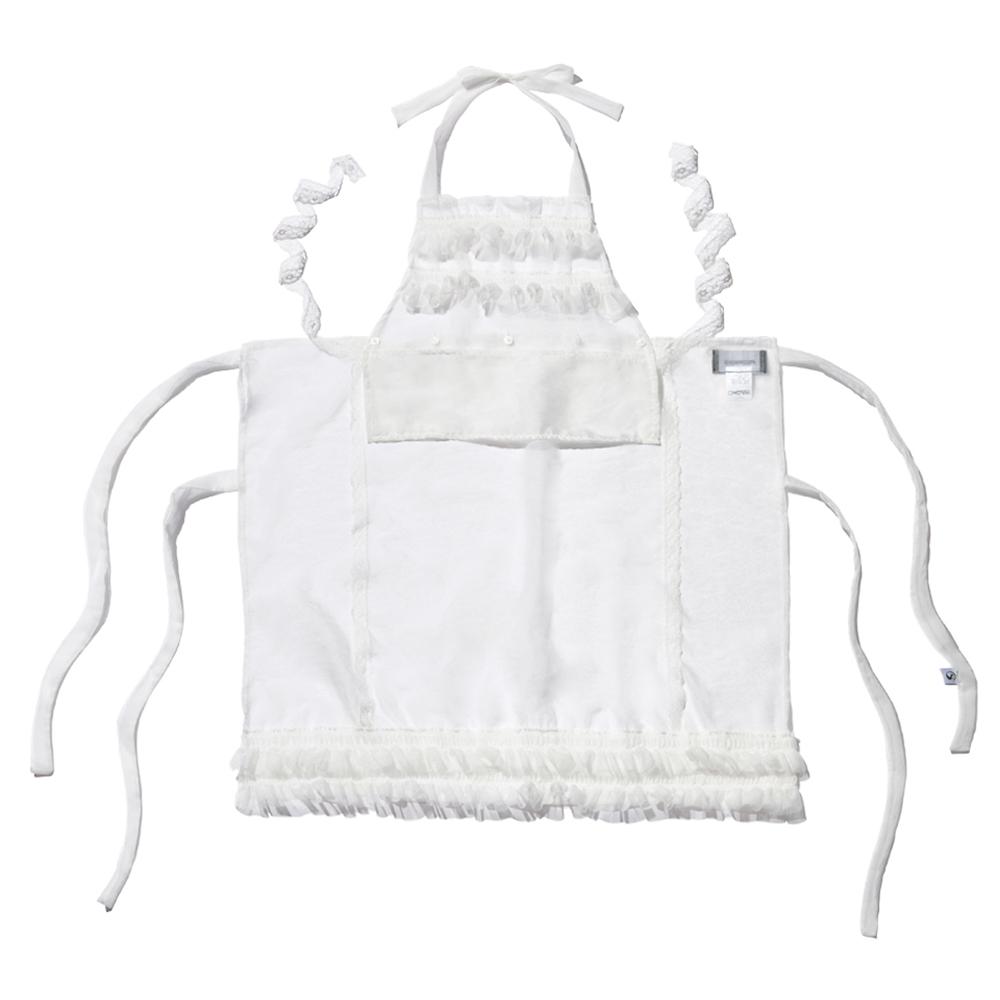 TS 3WAY SHEER APRON (WHITE)