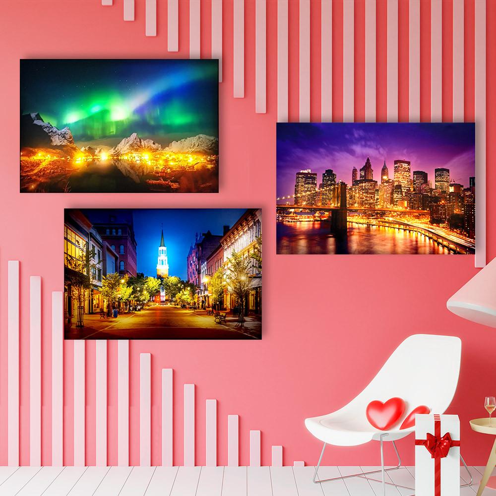 스피엘 LED액자 조명 인테리어 그림 캔버스 액자 캔뷰 집들이선물