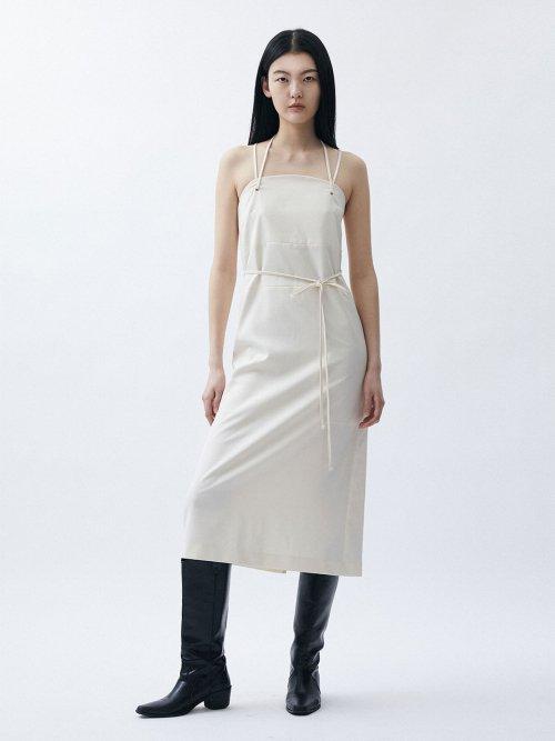 Eyelet Strappy Maxi Dress - Ivoly