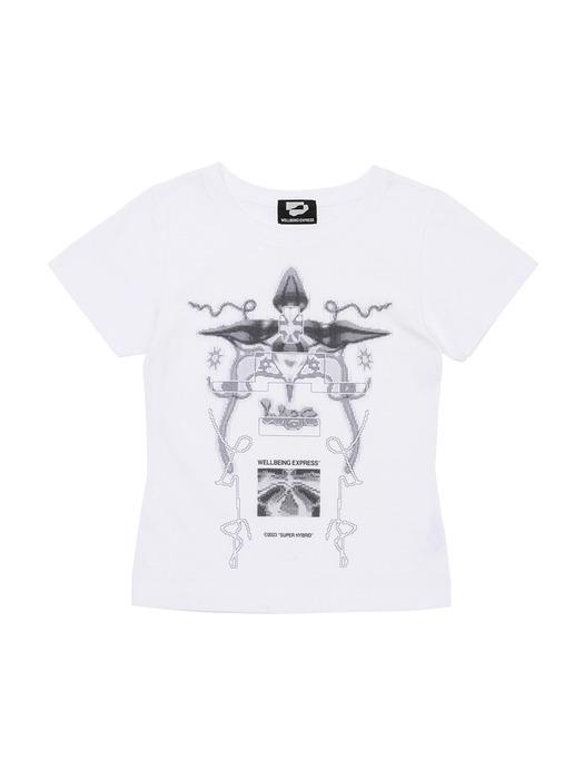 Digital Tattoo Tee Renewal White