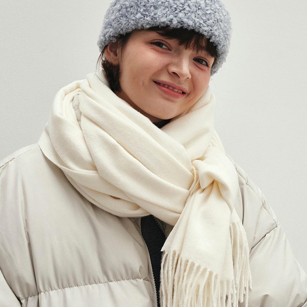 소프트 터치 수술 머플러 - 아이보리