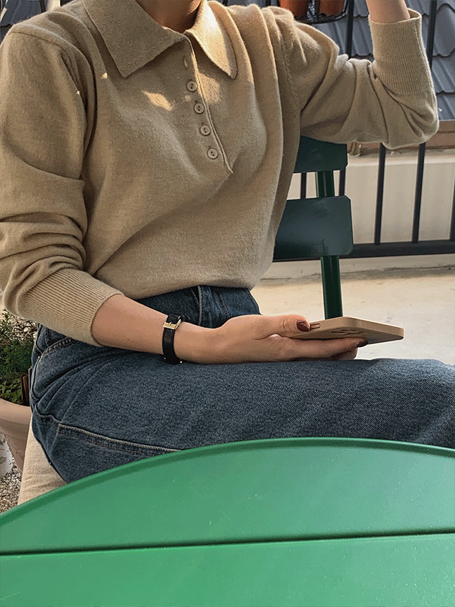 멜라니 카라 니트 5color