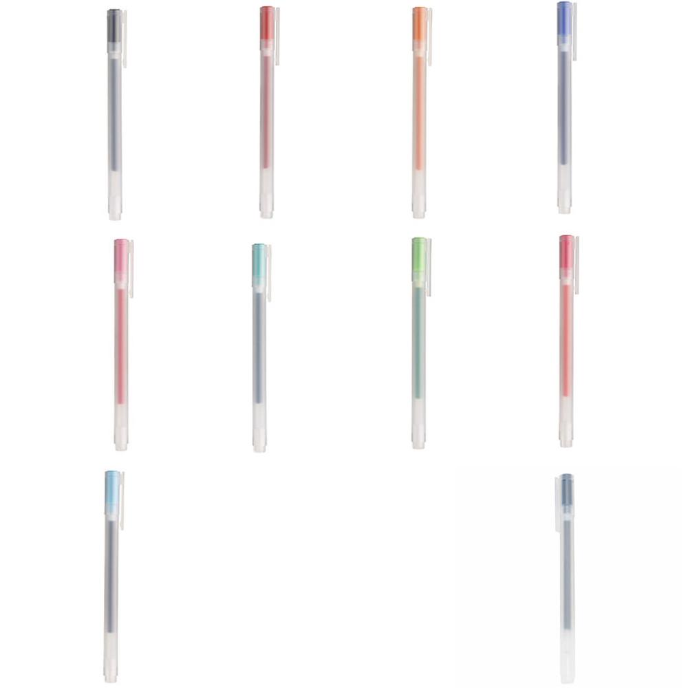 무인양품 무지 젤 잉크 볼펜 0.38 mm 10색 노크식 0.5 mm 16색