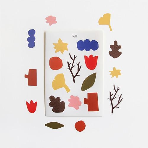 스페셜 알파벳 스티커 - Fall