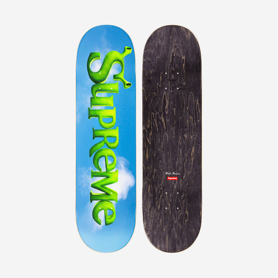 Supreme Shrek Skateboard Deck Clouds - 21FW