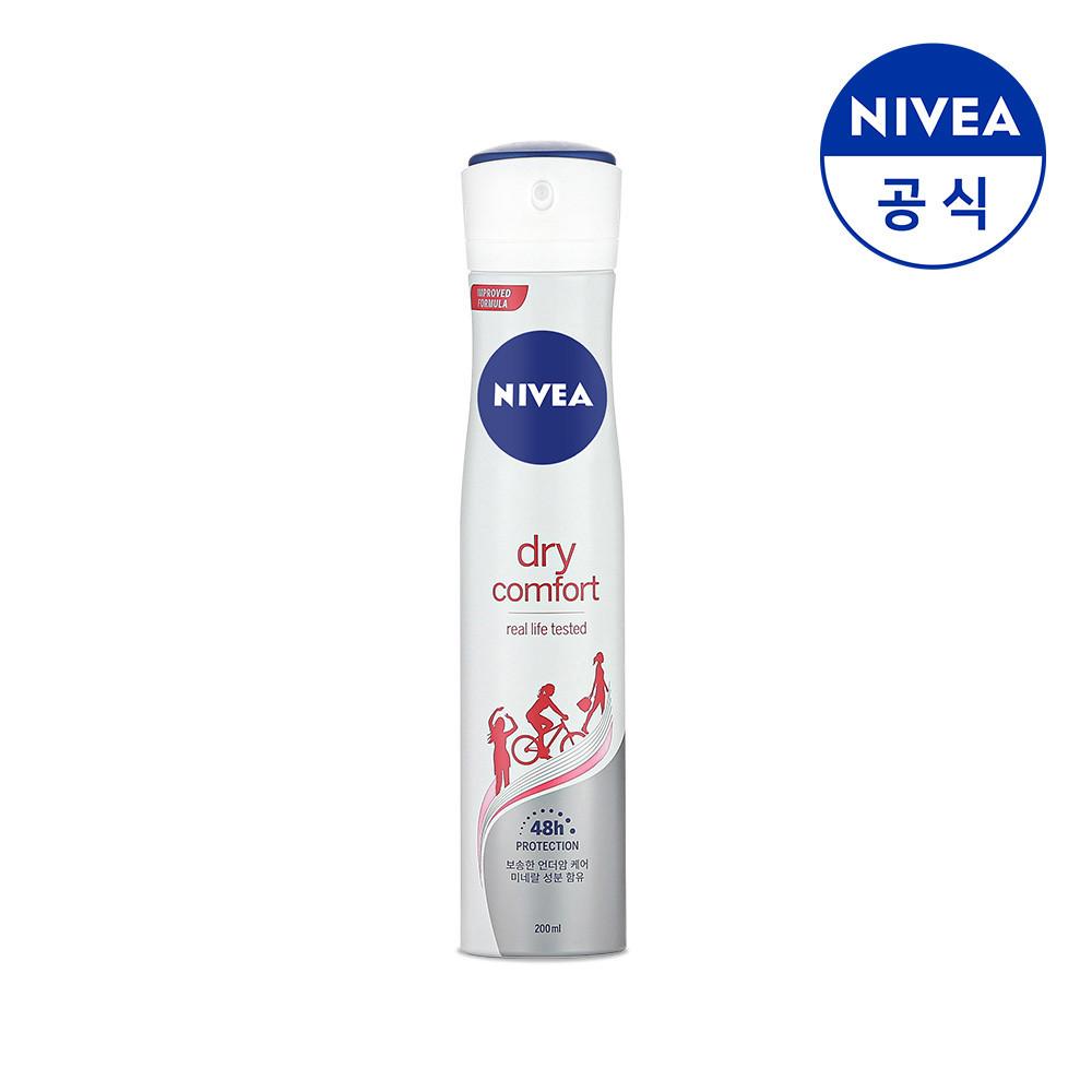니베아 데오드란트 스프레이 드라이 콤포트 200ml