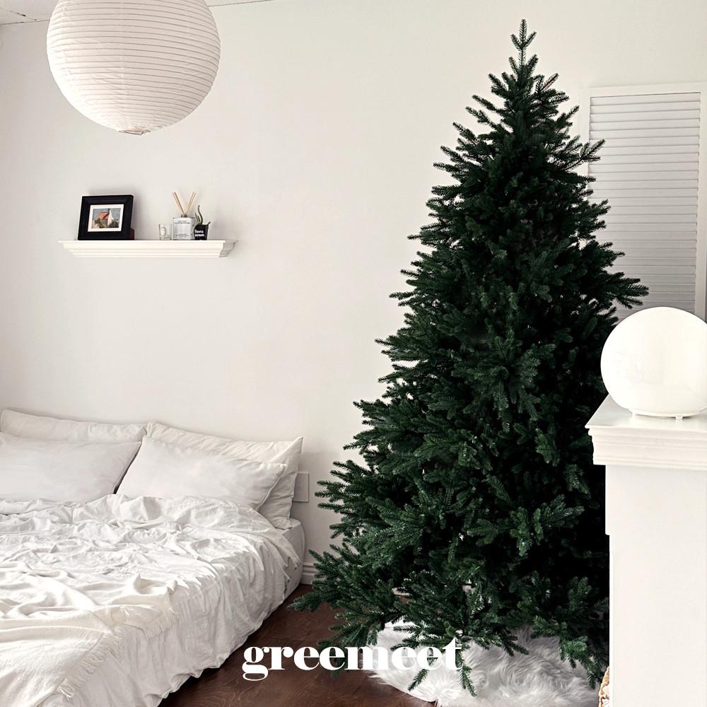 그리밋 pe100트리 180cm 크리스마스트리 나무 크리스마스 무장식 대형