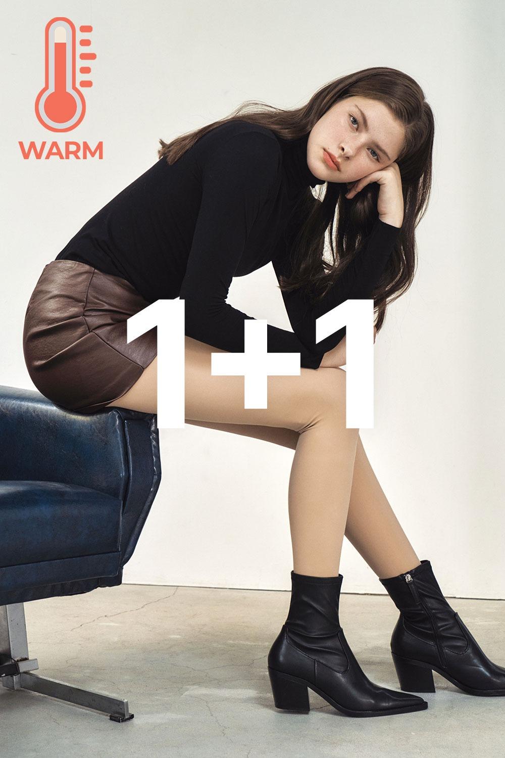 [1+1] 글로시 풀기모 압박 레깅스