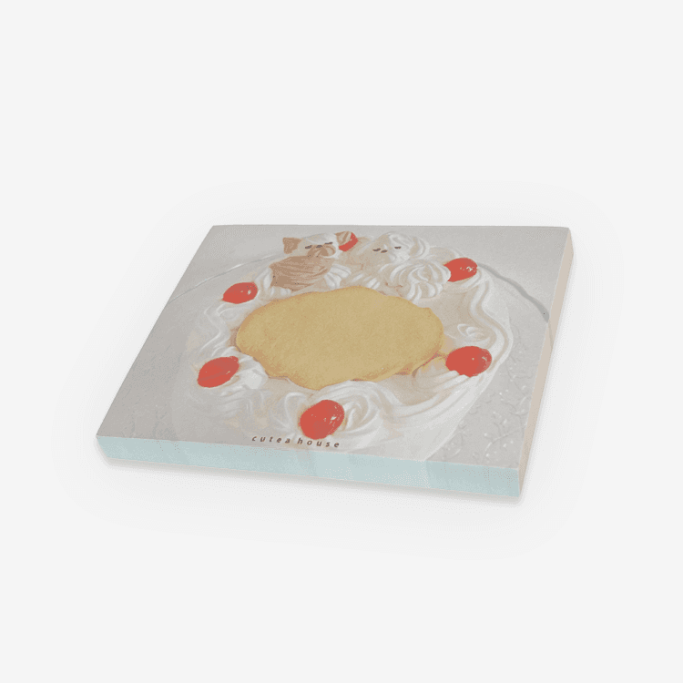 message cookie memo pad