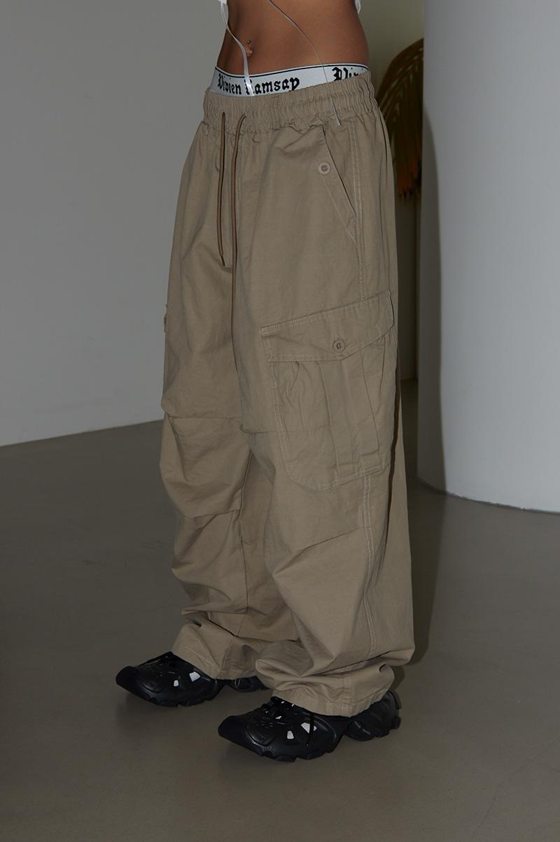 ORE MEGA WIDE SLANTED CARGO PANTS